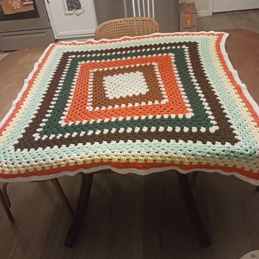 Colorful Crochet Blanket